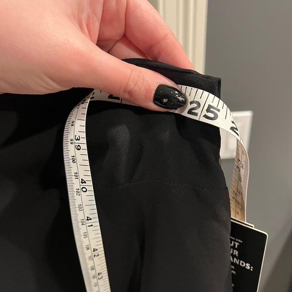 Eloquii Sheer Black Blouse with Lace Trim - Picture 9 of 10